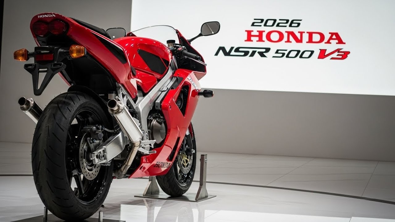 Honda NSR 500 V3 2026 года – Возвращение легендарного двухтактного двигателя | Технические характ...