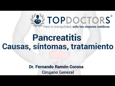 Vídeo: Inflamación Del Páncreas: Causas, Síntomas Y Tratamiento