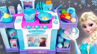 Super Cute Disney Frozen Elsa Kitchen Playset  Satisfying With Unboxing Toys Collection Asmr