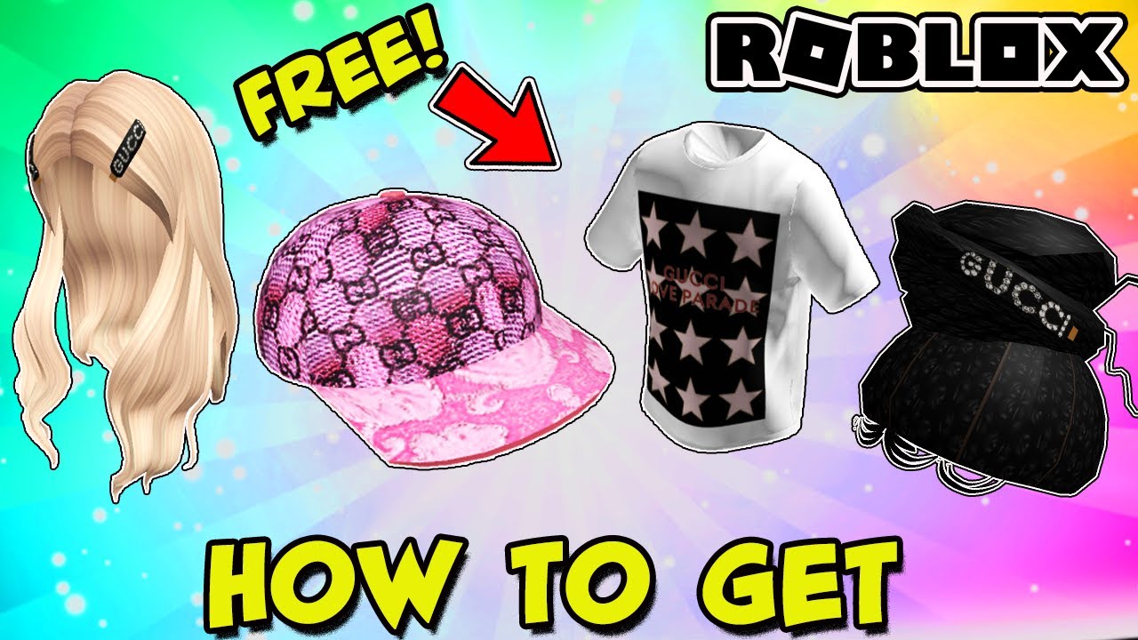 policía Dramaturgo Incentivo EVENT] How To Get 4 *FREE* Items in Gucci Town (Roblox) - Hair, Hat &  T-Shirt - YouTube