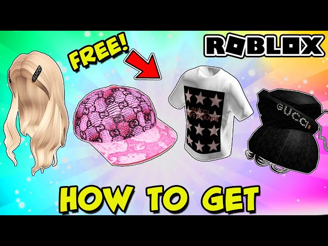 FREE ACCESSORIES! HOW TO GET Pink GG Baseball Hat & Gucci Hair