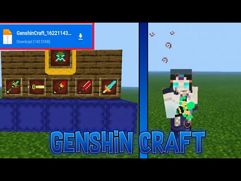 Memainkan Genshin Impact DI Minecraft || Addon Genshin Craft - YouTube