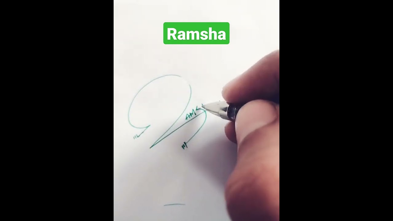 Ramsha Name Signature, Request done