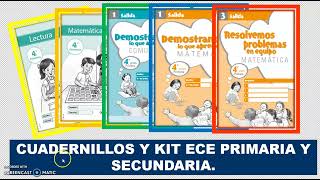 WORKBOOKS AND ECE KIT FOR 2ND AND 4TH GRADE