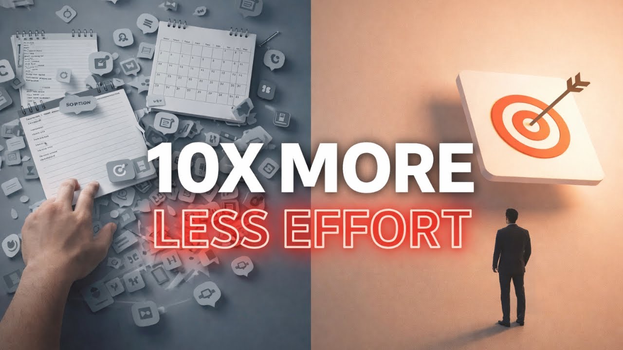 How To Achieve 10X More With Less Effort (The Psychology of Leverage )