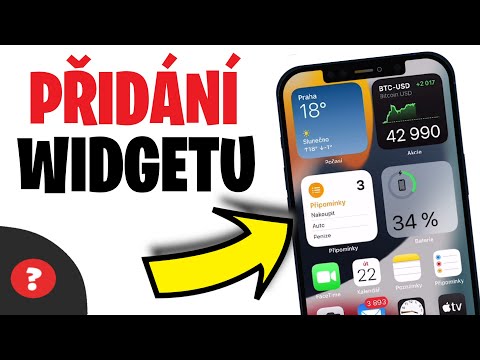 Jak PŘIDAT WIDGET na DISPLEJ v iPhonu | Návod | iPhone / MOBIL