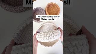 🌼 The Spike Stitch Crochet Basket & Tray Pattern is LIVE!! #freecrochetpattern #crochetbasket