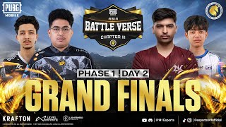 Pubgm Battle Verse Asia Chapter Iii  Phase 1 Finals Day 2  Ft ae  4t horaa apg dx boom drs