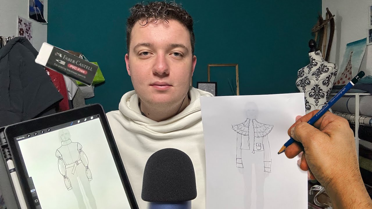 Ti mostro come disegno una collezione!✍️👗 - ASMR ITA