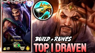 WILD RIFT DRAVEN - TOP 1 DRAVEN GAMEPLAY - GRANDMASTER RANKED