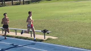 FRESHMAN 1600M TT SUB 5 ATTEMPT (PATRICK KOON & JOEY JUNG PACING)