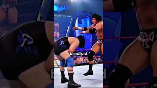 Triple H Blindfold Match 😱#wwe #tripleh #ytshorts #shortvideo