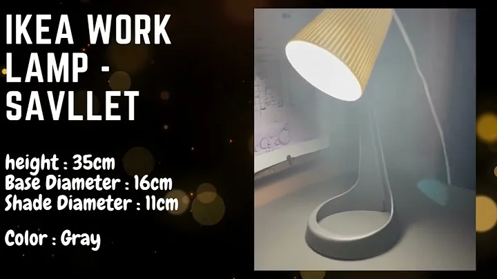 Review Of IKEA Work lamp-SAVLLET  @jaazekstudios​