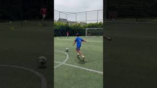 IBRA-KADABRA! 11-Year-Old Ibra’s Magic Shooting Session 🪄⚽️  #kidsfootball #soccerkids
