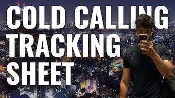 Cold Calling Tracking Sheet for 2023 (Link In Description)