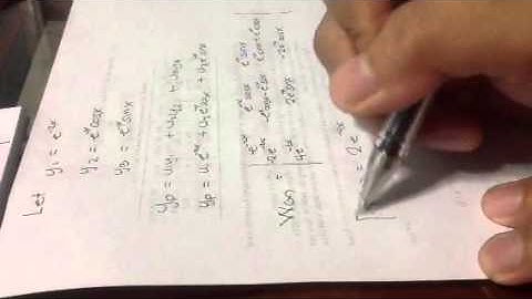 Suan - Higher Order Linear Differential Equations (Part 2/3)