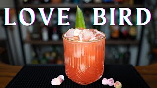 LOVE BIRD ★ A Jungle Bird Riff Valentines Day Cocktail
