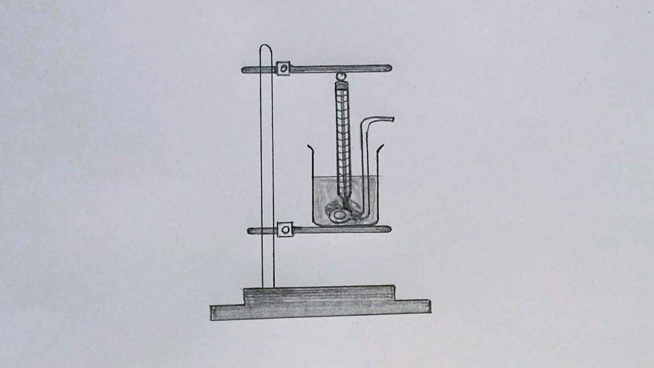 iron stand drawing laboratory