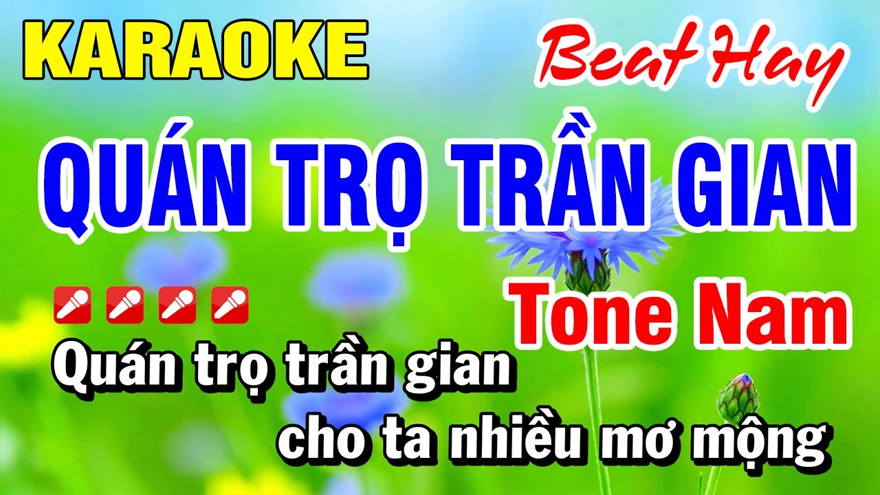 Karaoke Nhạc Sống Quán Trọ Trần Gian Tone Nam 2025 | Hoài Phong Organ