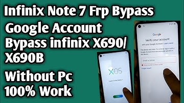 Infinix Note 7 Frp Bypass | Google Account Bypass (X690 & X690B) Note 7 | Android 10Q | Without Pc
