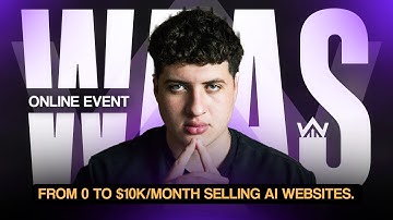 WAAS 2.0 - From 0 to $10K/Month selling AI websites ( Live event )