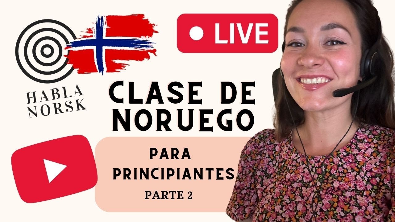 Clase de NORUEGO para principiantes - parte 2