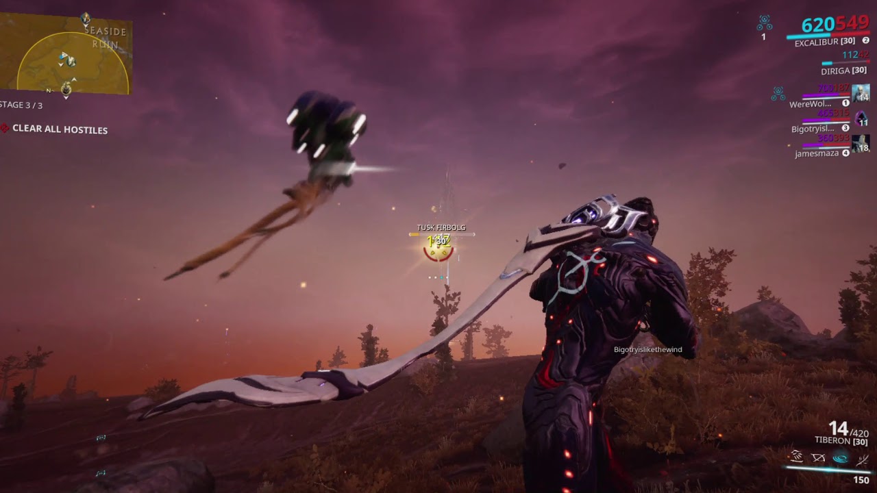 Warframe Plains Of Eidolon Bounty Gameplay