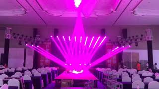Moving head lighting for the wedding