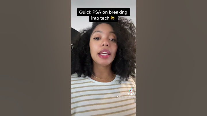 The reality of “breaking into tech”
