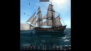 A good raking of the stern