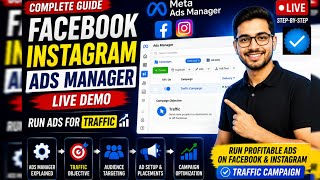 Facebook & Instagram Traffic Ads Tutorial 🔥 | Meta Ads Manager Step-by-Step (Live Demo) screenshot 5
