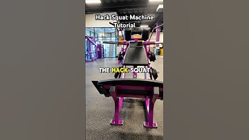 HACK SQUAT MACHINE TUTORIAL 🦵🏼// How to use one of the newest machines at #PlanetFitness! #legday