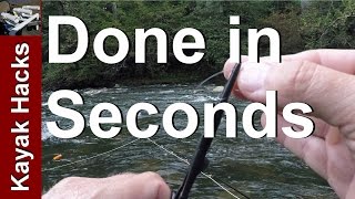 Easy Way To Tie Fishing Knots with Forceps - The Surgeon's Knot