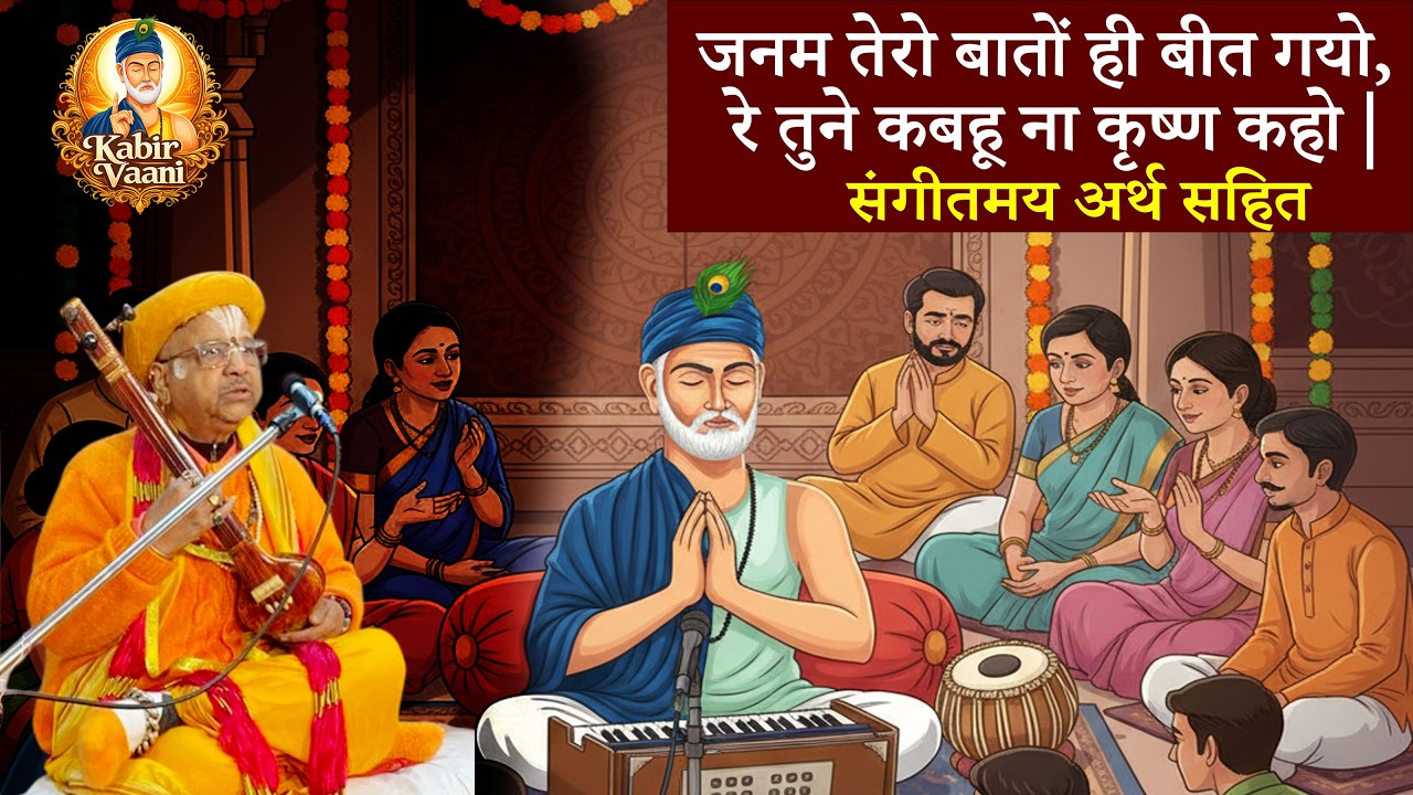 Kabir Vaani Bhajan | Janam Tera Baaton Hi Beet Gayo Re, Tune Kabahu Na Krishna Kaho
