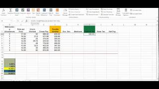 Federal Tax using IF function