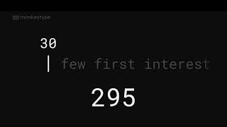 monkeytype 287 60s (world record)