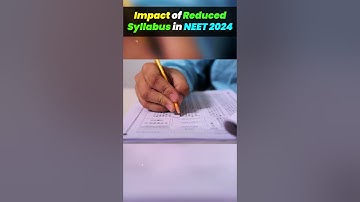📚 Impact Of Reduced Syllabus in NEET 2024 📊 #shorts #neetsyllabus #neet2024 #vanimam