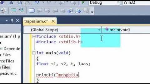 Program Menghitung Luas Trapesium