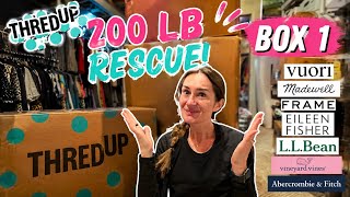Thredup Rescue Box #1 Mystery Unboxing To Resell on EBay Poshmark Depop 