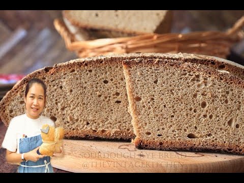 Roggenmischbrot mit Sauerteig / German Rye Sourdough Bread /ขนมปังเยอรมัน : Nattharinkitchen