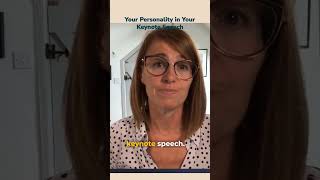 Your Personality in Your Keynote Speech Wealth