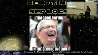 Unbreaking the iPhone: Bootchain Reversal, SEP Sabotage, and the iOS Kernel Frontier - Jack_Sessions