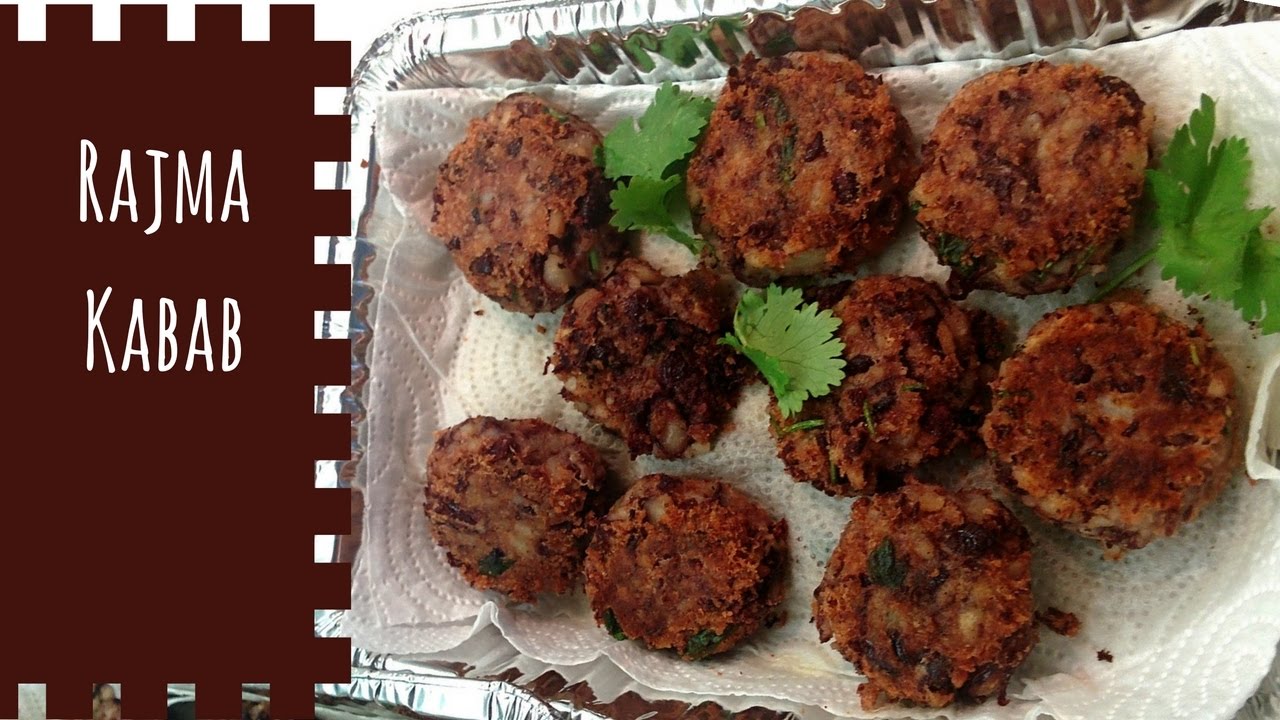 Rajma Kebab (Red Kidney Bean Kebab) Recipe by Foodie's Hut 0137 YouTube