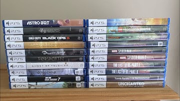 My PS5 game collection