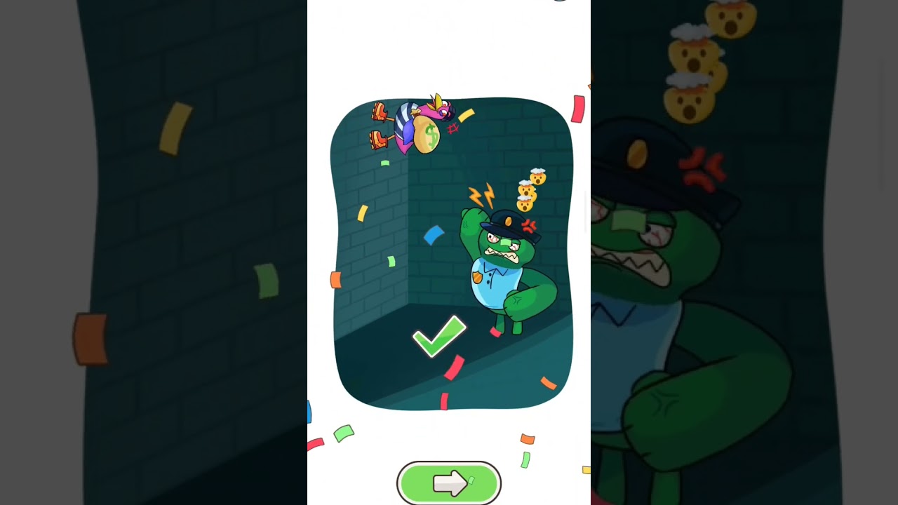 DOP Ban: Delete One Part - Running Away From The Police - Ban Erase Game Solution