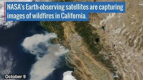 California Wildfires Seen From Space