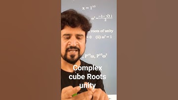 Complex Cube Roots of unity #mkt #manojtiwary #ghantamaths