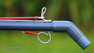 Creative idea - Easy way to make a short range pvc fish slingshot
