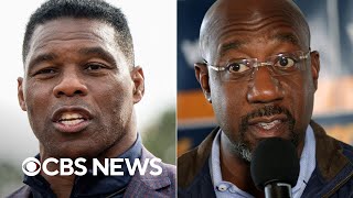 Herschel Walker, Raphael Warnock make last pitches to voters in Georgia Senate runoff election
