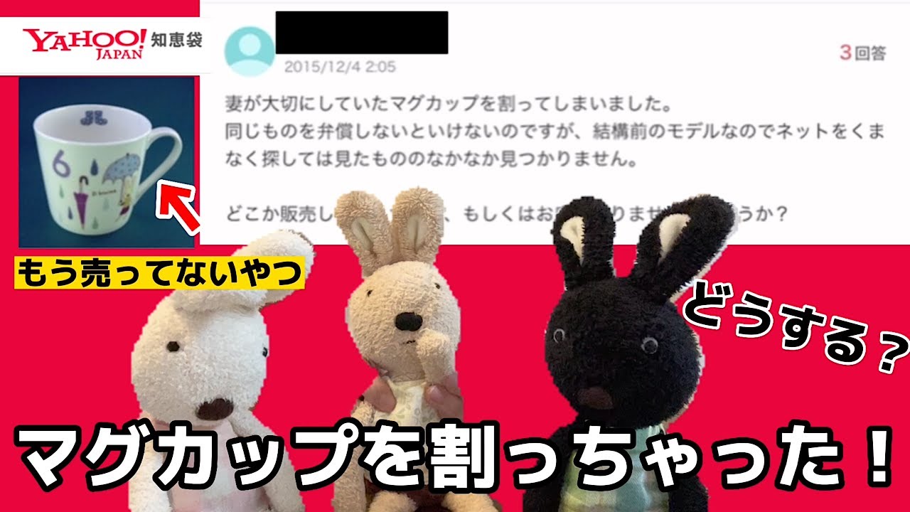 究極の質問】もう手に入らないマグカップを割ってしまった